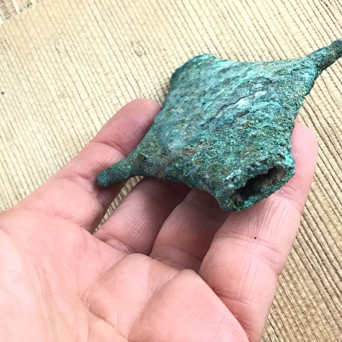 Excavated Bronze Pendant, Dogon People, Mali - Rita Okrent Collection (P664)