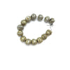 Mix of 14 Lovely Well Worn Gold Washed and Silver Favorite Mauritanian Granulated Silver Beads - Rita Okrent Collection (C496)
