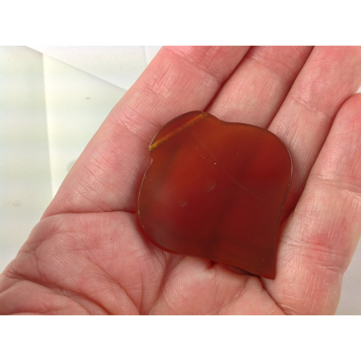 Old Carnelian Hajj Keepsake Pendant, mid 1900&#39;s, Egypt - Rita Okrent Collection (P040)