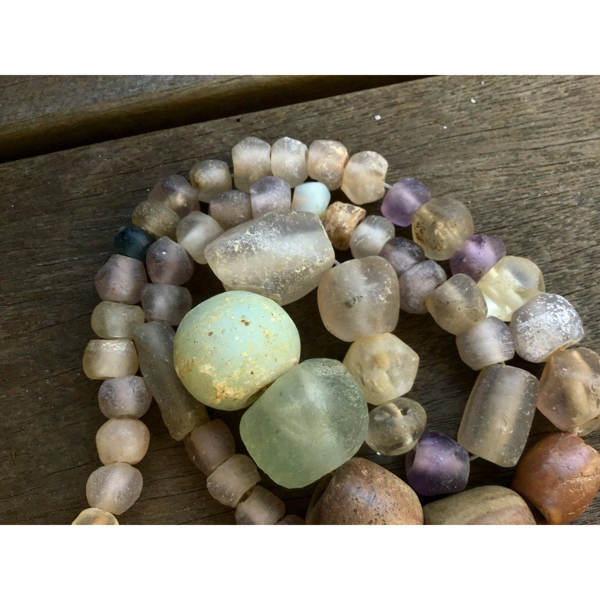 Mixed Strand Antique Dutch Faceted Glass Beads - Rita Okrent Collection (ANT307f)