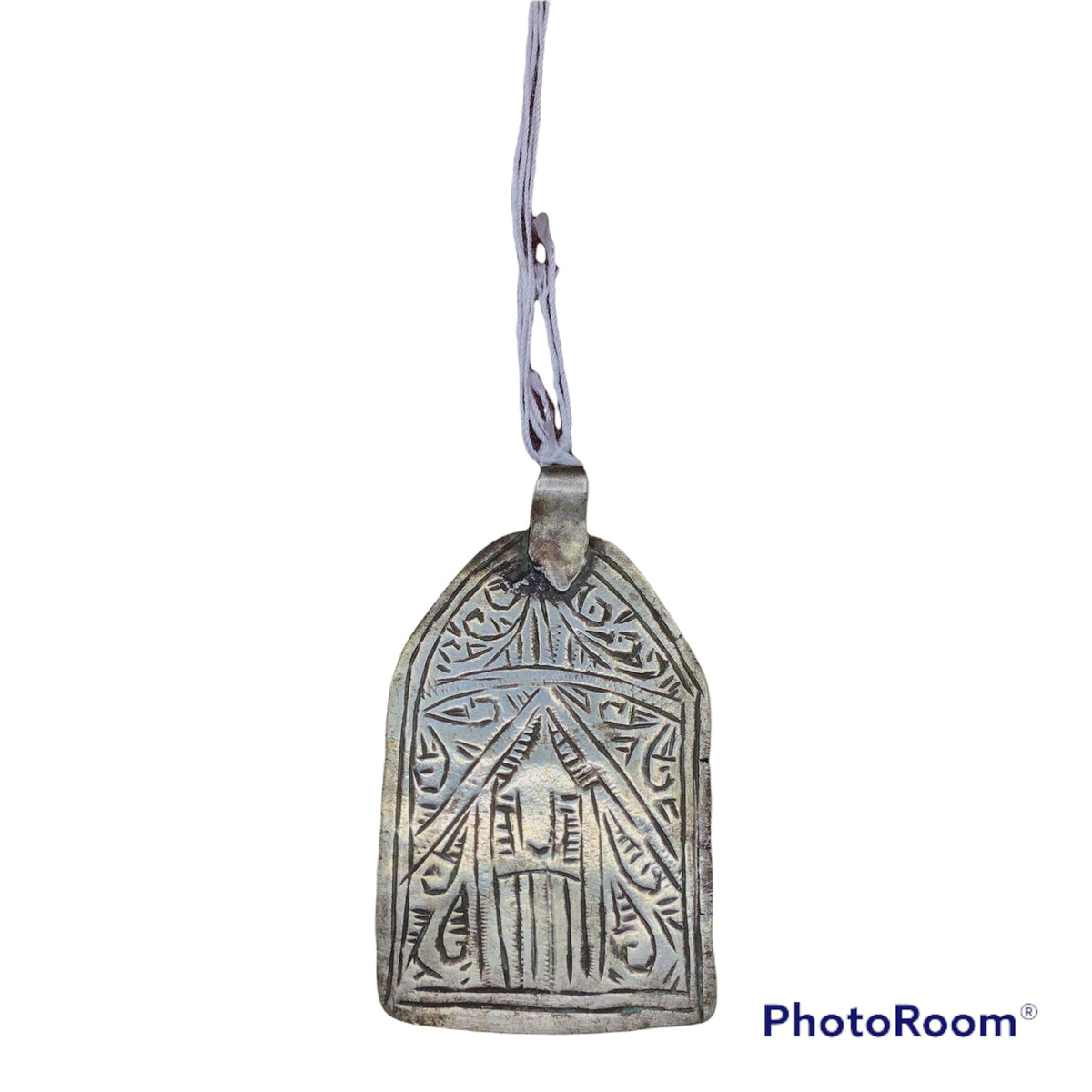 Azzemour Louha Amulet Decorated with Khamsas, Morocco - Rita Okrent Collection (P956)