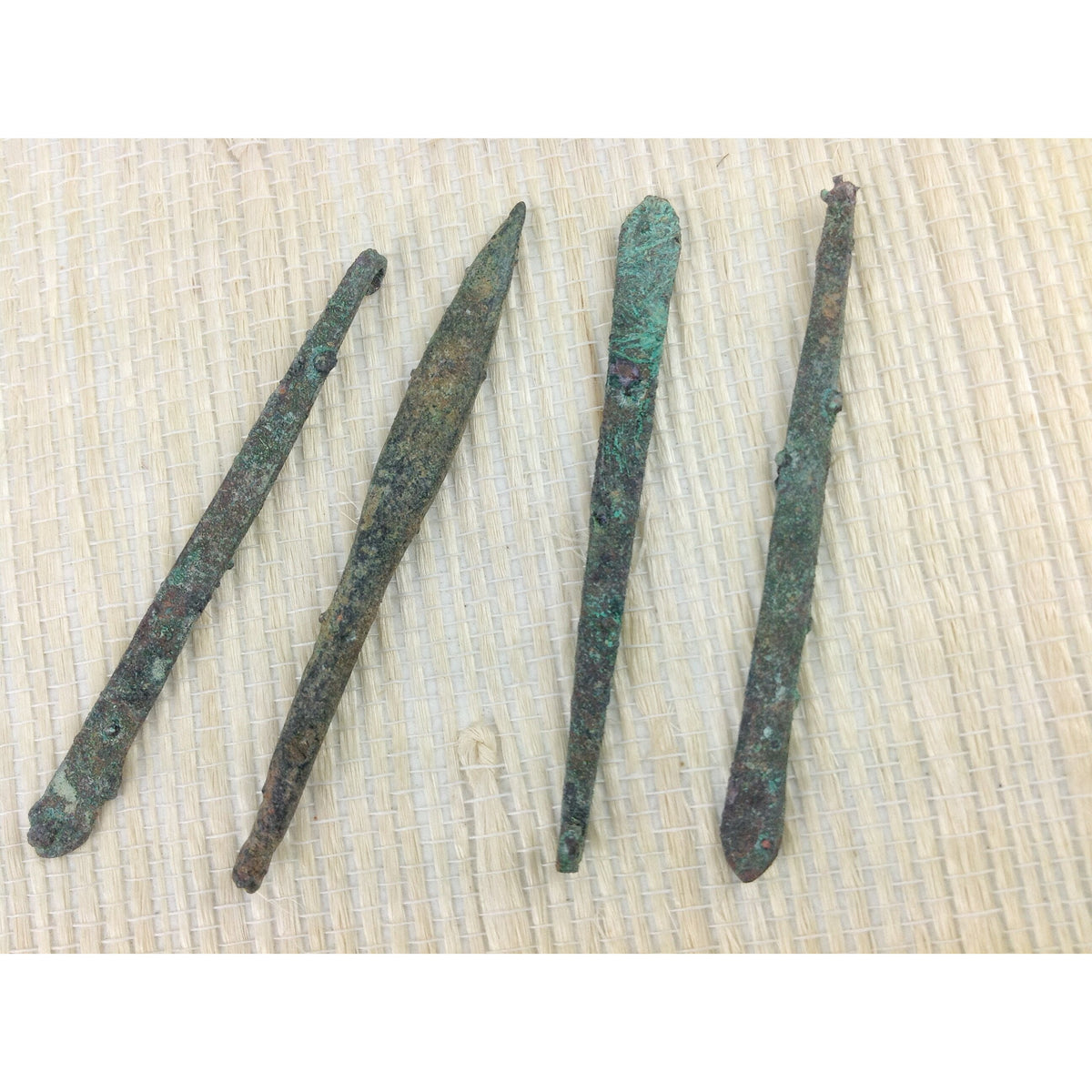 Group of Excavated Bronze Metal Tools or Weapons, Djenne, Mali -  Rita Okrent Collection (AA101)