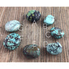Old Chinese Turquoise Focal Beads, Sold Separately - Rita Okrent Collection (S456)