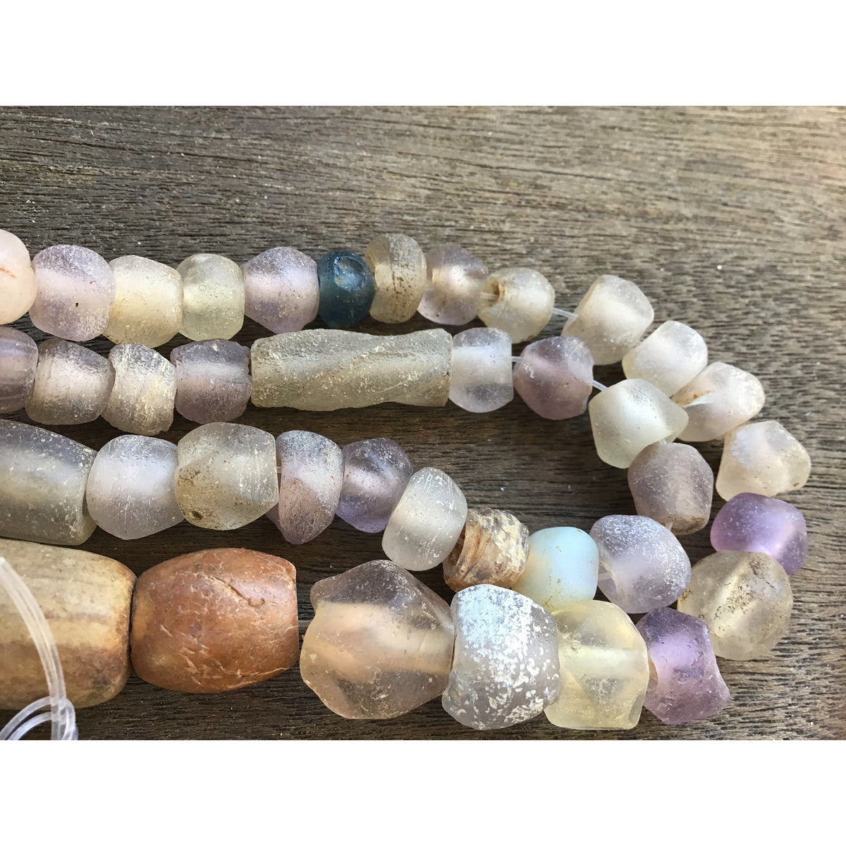 Mixed Strand Antique Dutch Faceted Glass Beads - Rita Okrent Collection (ANT307f)