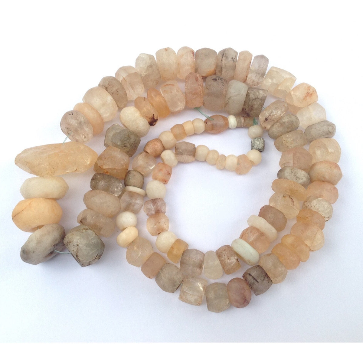 Mixed Ancient and Antique Agate and Rock Crystal Beads from West Africa - Rita Okrent Collection (S412)