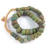African Antique Green Hebron Kano Beads, Sudan - Rita Okrent Collection (AT0608w)