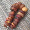 Strand of 20 Antique Baltic Amber Beads from Mauritania - Rita Okrent Collection (C477c)