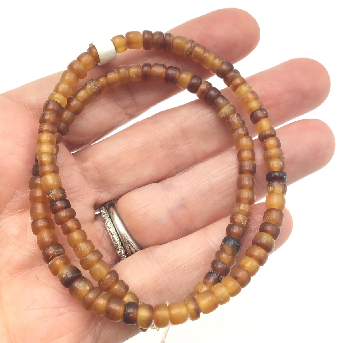 Strand Small Horn Beads from the African Trade - Rita Okrent Collection (AT1425)
