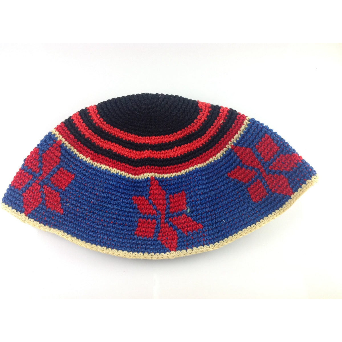 Colorful Woven Afghani Hat - Rita Okrent Collection (AA053)