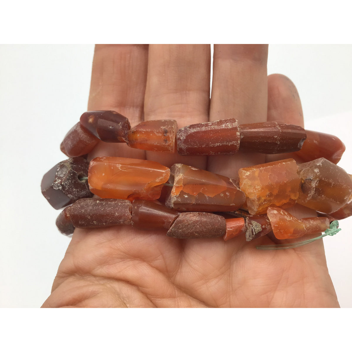 Strand of Antique Carnelian Beads, Sahel Region, West Africa - Rita Okrent Collection (S432)