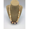 Antique Carved Conch Shell and Amethyst Necklace - Rita Okrent Collection (NE407)