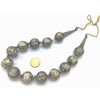 Vintage Ethnic Silver Metal Beaded Necklace - Rita Okrent Collection (ANT448)