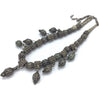 Exquisite Yemeni Silver Beaded Necklace with Hanging Silver Beaded Pendants - Rita Okrent Collection (C505)