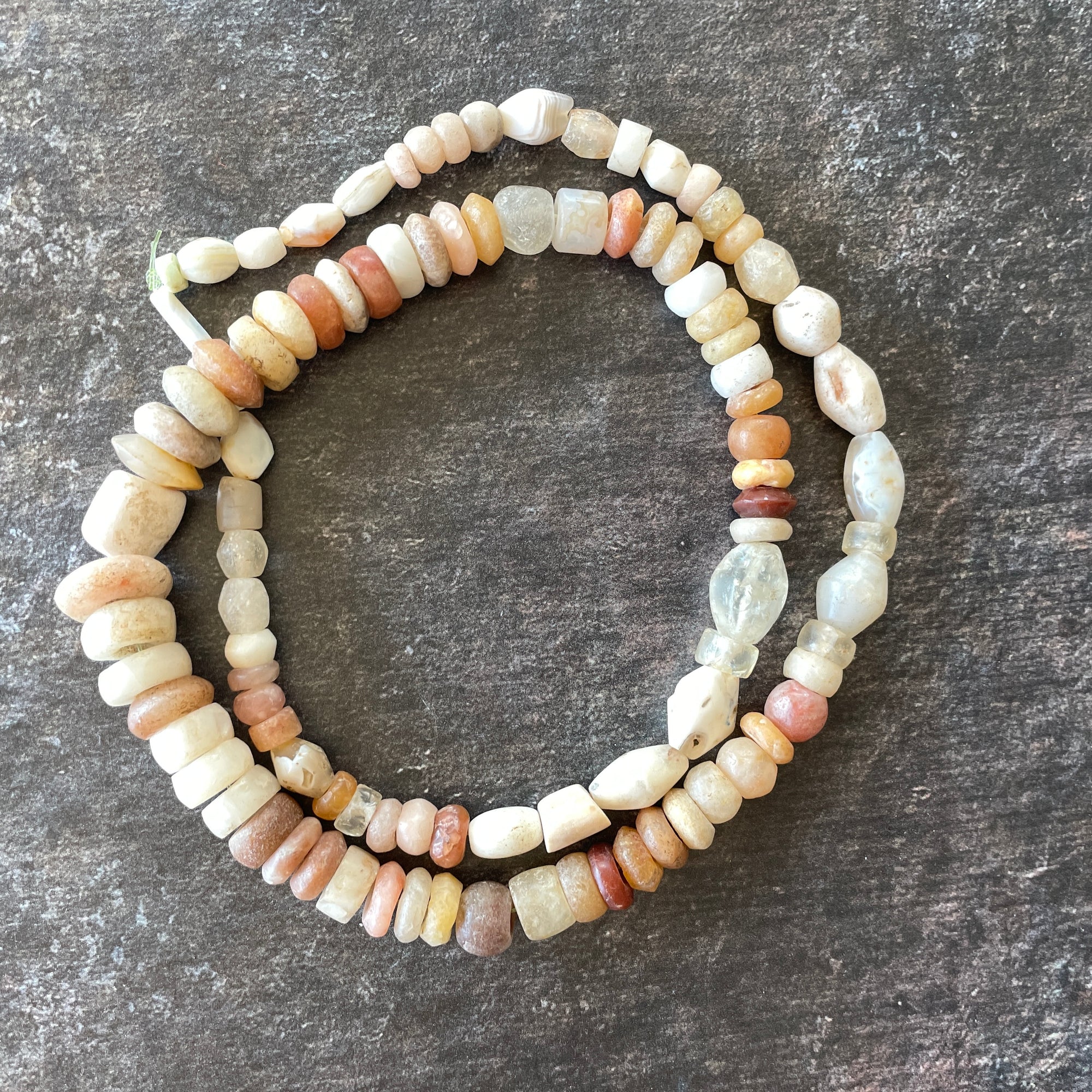 Antique Rustic Heishi Ostrich Egg Shell Beads from West Africa - Rita  Okrent Collection (AT0643m) - Rita Okrent Collection