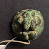 Ancient Bronze Animal Face Amulet, Egypt - AN018
