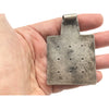 Vintage Niello and Silver Square Shaped Berber Amulet from Morocco -  Rita Okrent Collection (P657)