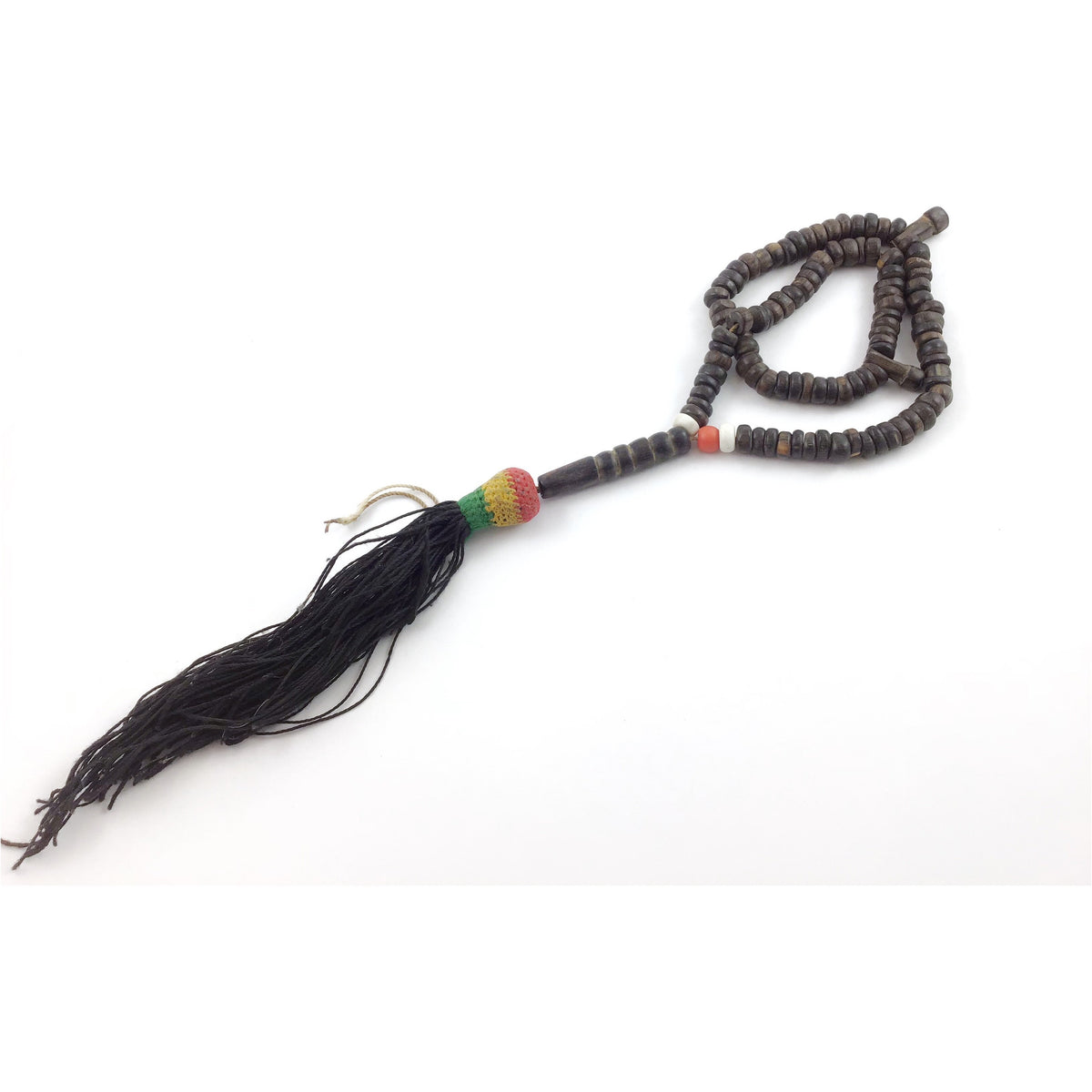 Strand of Ebony Rosary Tesbih Prayer Beads - Worry Beads from Mauritania - Rita Okrent Collection (ANT351)