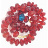 Vintage Red Bicone Vaseline Beads from the African Trade - Rita Okrent Collection (AT0297a)
