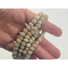 Rare Off White and Beige Antique Glass Excavated Beads, Europe via Mali - ANT321b