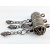 Nicely Worn Silver Hirz Prayer Amulet Pendant with Dangles and Top Bails, Egypt - Rita Okrent Collection (P624)