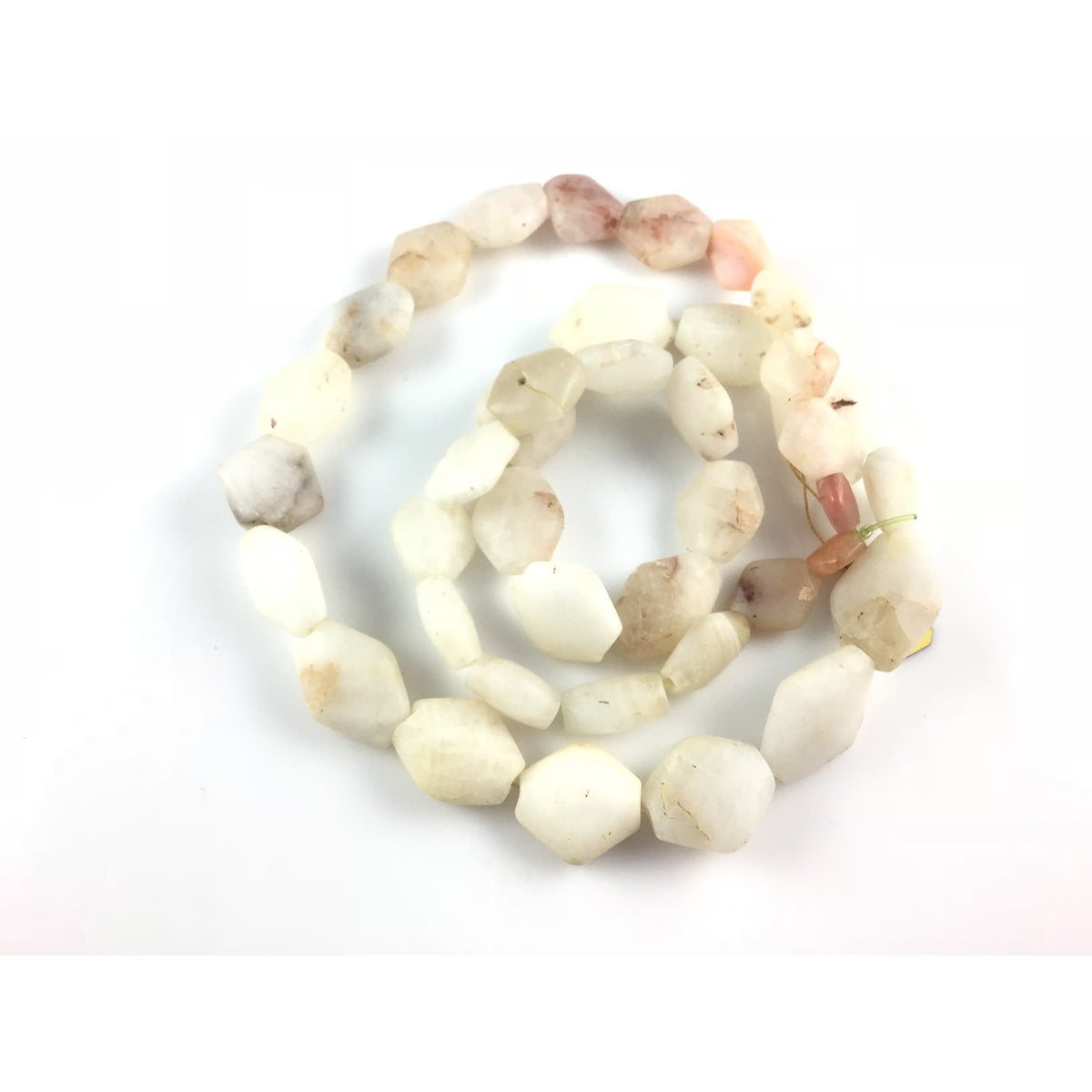 Excavated Ancient Diamond Shaped Tabular Agate and Rock Crystal Beads, Mali - Rita Okrent Collection (S382c)