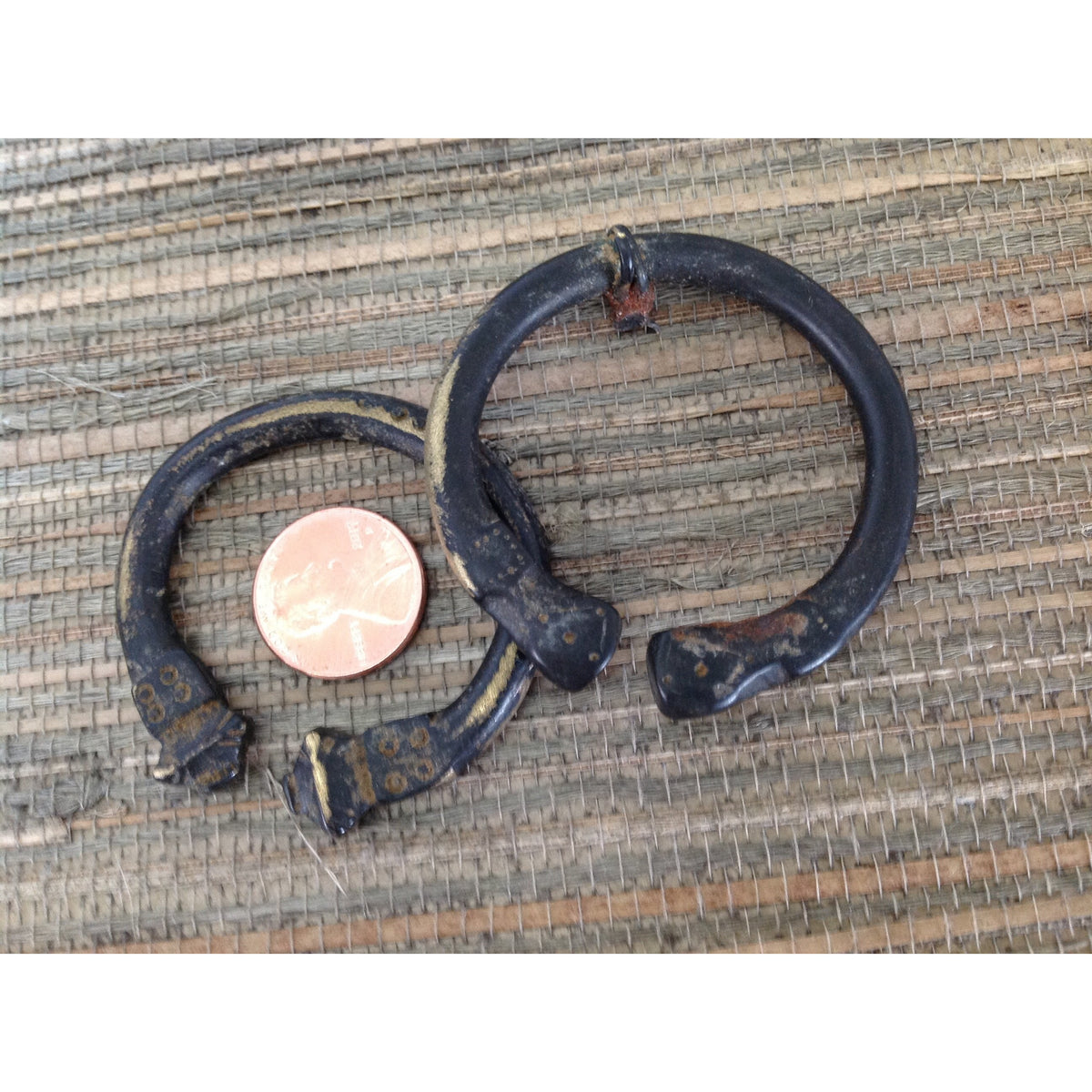 Roman-Era Excavated Bronze Fibula Loops - AA400
