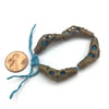 Brass Filigree Elbow Beads from Ghana, Short Strand - Rita Okrent Collection (AT0905)