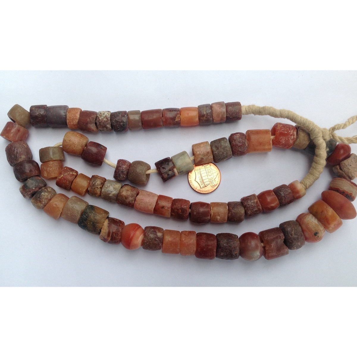Neolithic Period Carnelian and Other Stone Beads, Mauritania - S320b