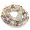 Antique Faceted Purple and Clear Dutch Glass Beads from the 1700s, Mali - Rita Okrent Collection (ANT307s)