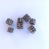 Antique Yemeni Granulated Silver Cylinder Beads - Rita Okrent Collection (ANT409)