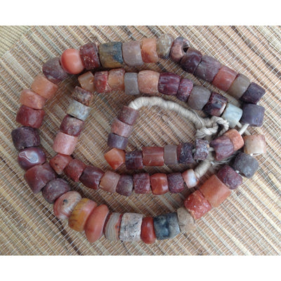 Neolithic Period Carnelian and Other Stone Beads, Mauritania - S320b