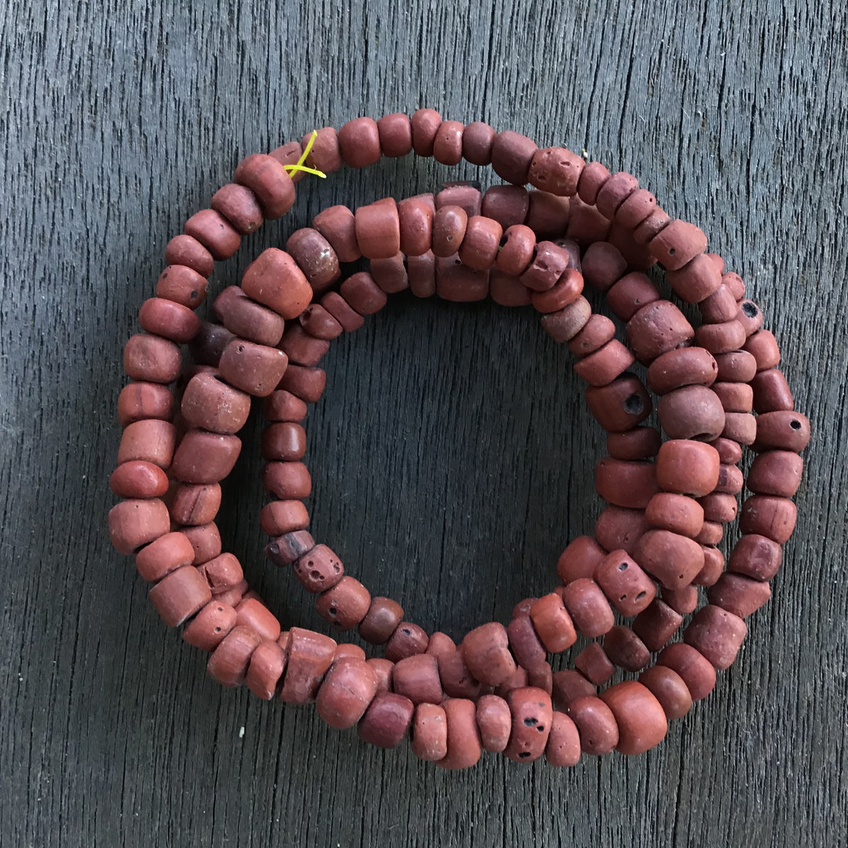 Rare Brick Red Antique Ancient Glass Nila Indo-Pacific Trade Winds Beads - Rita Okrent Collection (AT0671)