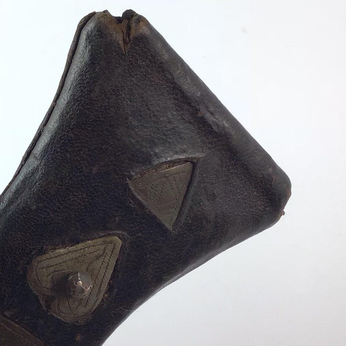 Antique Tuareg Tcherot Leather Amulet, Mauritania - Rita Okrent Collection (P642f)