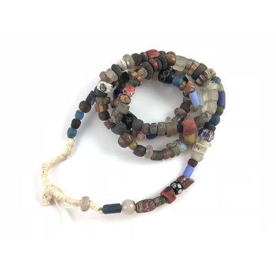 Mixed Ancient and Antique Glass and Stone Beads from Mali and the African Trade, Strand - ANT322