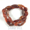 Ancient and Antique Carnelian Agate Stone Bead Strands, Mauritania or Mali - Rita Okrent Collection (S401cd)