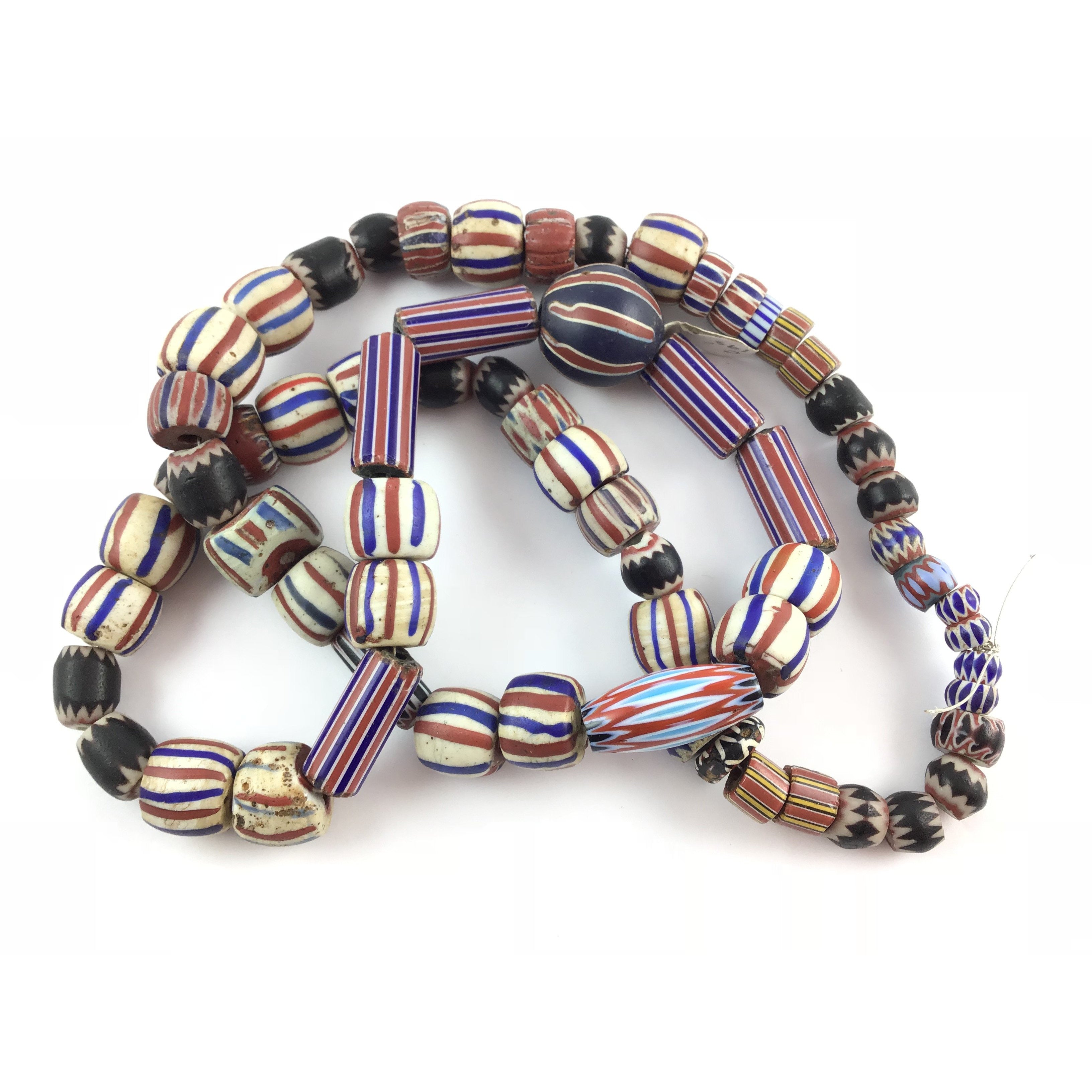 Glass Leaf Beads ($8 - $10 / Pkg of 40) — ZETAMARI MOSAIC ARTWORKS