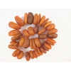 Moroccan Berber Faux Amber Orange Horn Beads, Strand - Rita Okrent Collection (NP039)