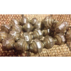 Islamic matched gilded sterling silver beads, Antique, Sri Lanka