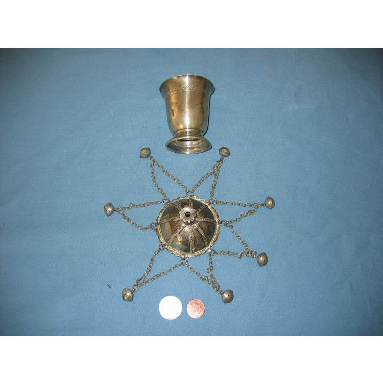 Silver Kiddush Cup, Vintage, Israel 
