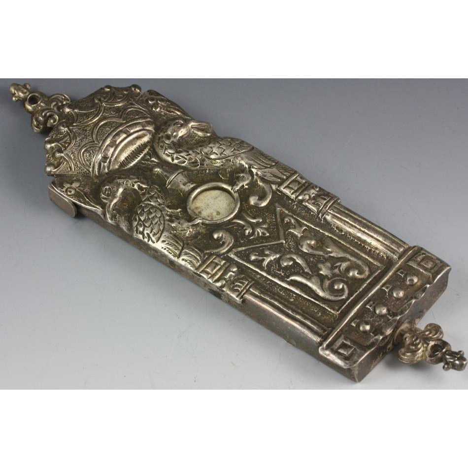 Vintage or Antique Bezalel Silver Mezuzah, Russia