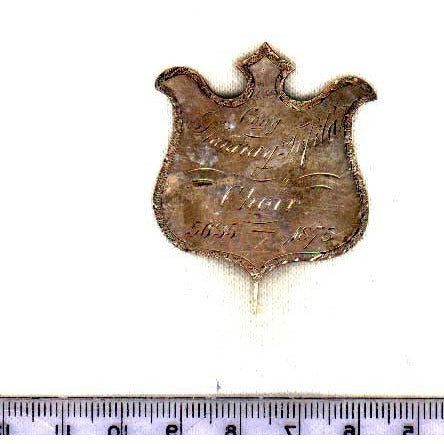 Silver Pin, Antique, 1875 - J027