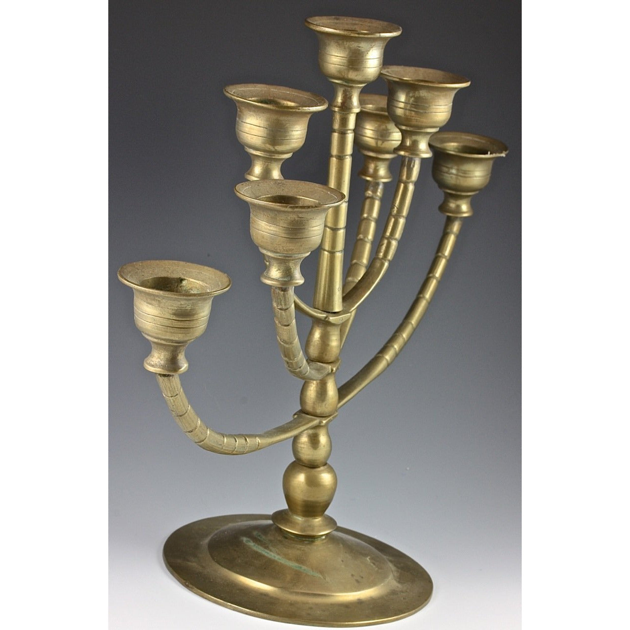 Large Brass Candlelabra, Old, Egypt