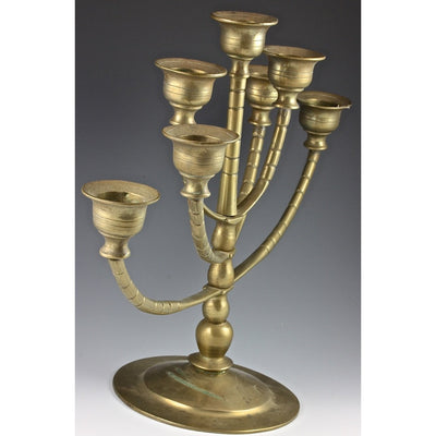 Large Brass Candlelabra, Old, Egypt