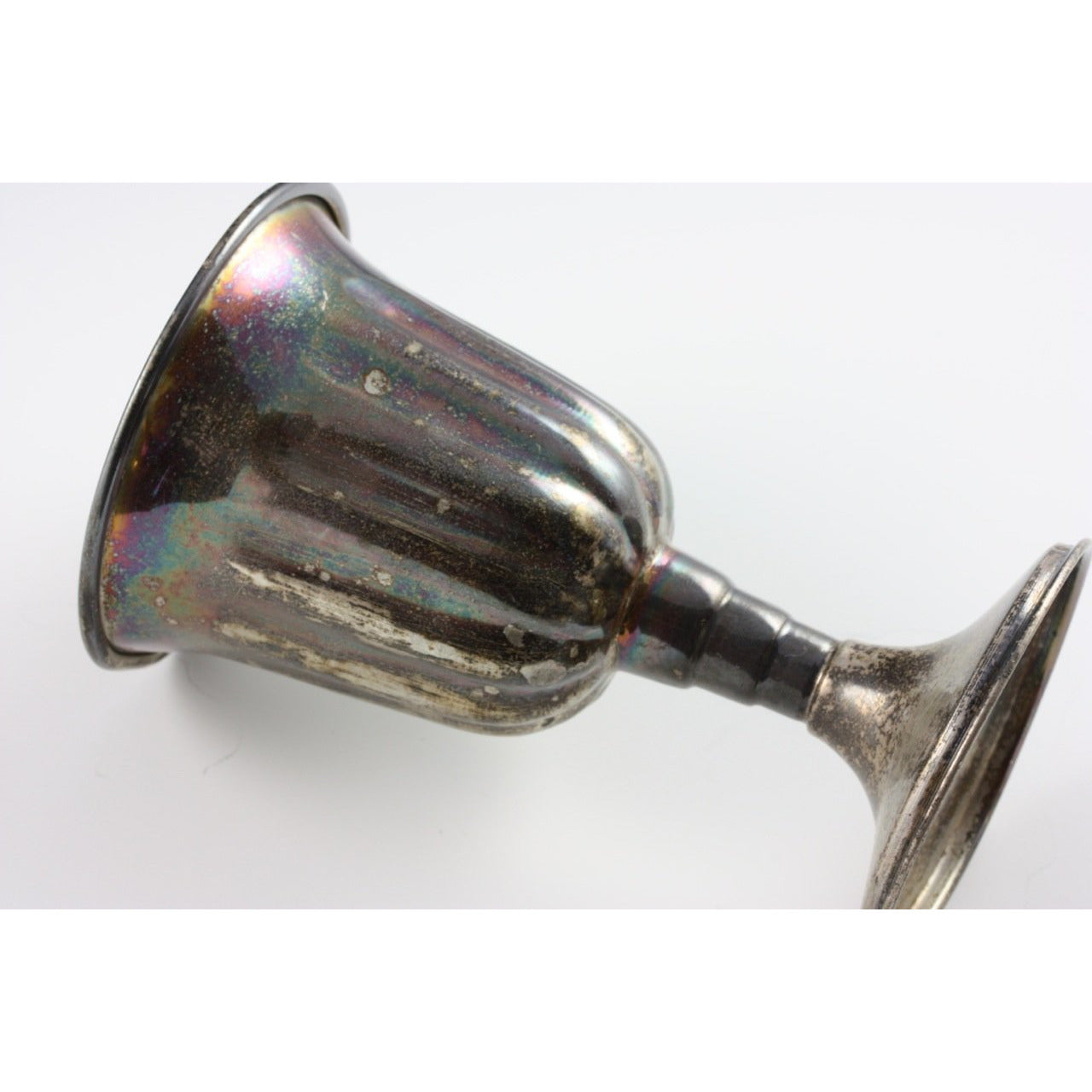 Heirloom Vintage Kiddush Goblet, Nickel