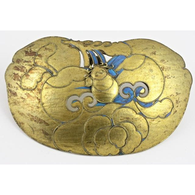 Hand-Made Ornate Kingfisher Pendant, Antique, China - P179