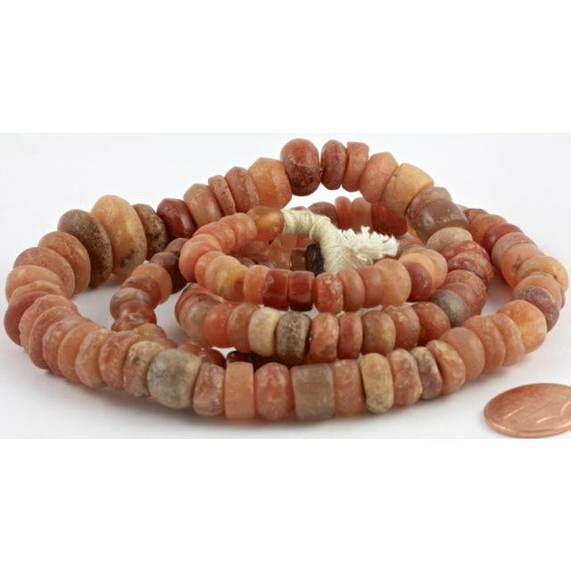 Ancient Djenne Carnelian Beads, Mali  - S065