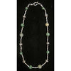 Chinese Jade and Indonesian Sterling Silver Bead Necklace
