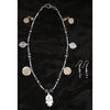 Lapis Lazuli and Silver Necklace with Far Eastern Antique Pendants