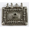 Antique Handcrafted Rectangular Silver Amulet, India 