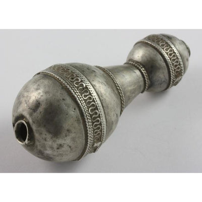Antique Silver Focal Bead or Pendant, Egypt.